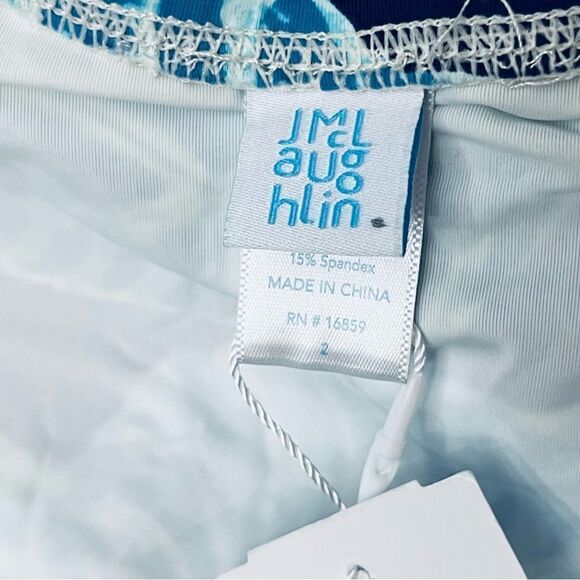 NEW J. McLaughlin Swimsuit Koa UPF 50+ Tropical Flatten Stomach Sz 2 - Picture 12 of 15